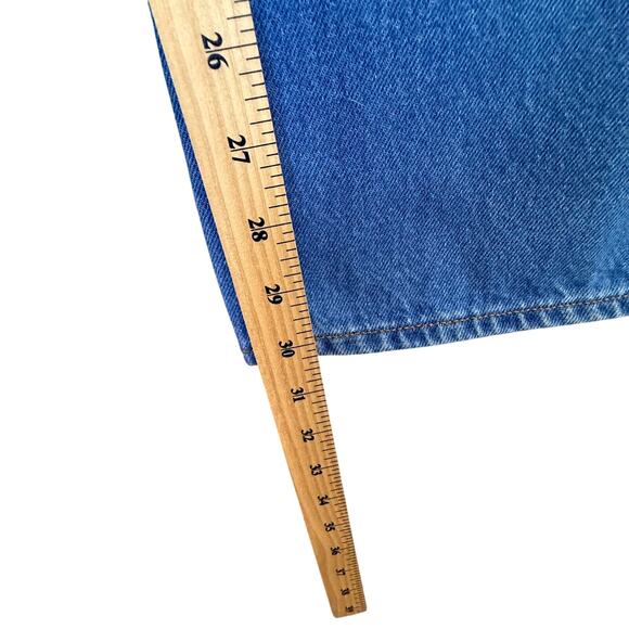 COS Jeans Womens sz 26 Blue Straight Preppy Fall Winter - Picture 8 of 10